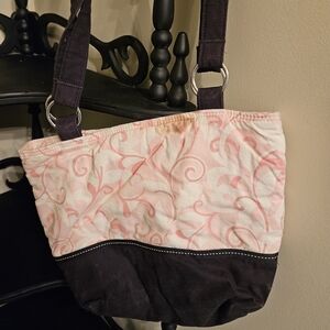 Pink and Black Women's Bag